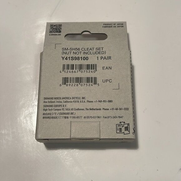 NIB Shimano SM-SH56 SPD Peloton Cycling Outdoor Easy Release Indoor Cleat Set - Picture 3 of 3